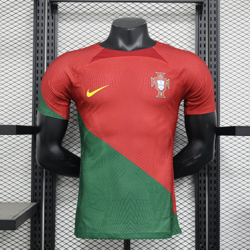 Player Version 2022 Portugal Home Soccer Jersey Football Shirt