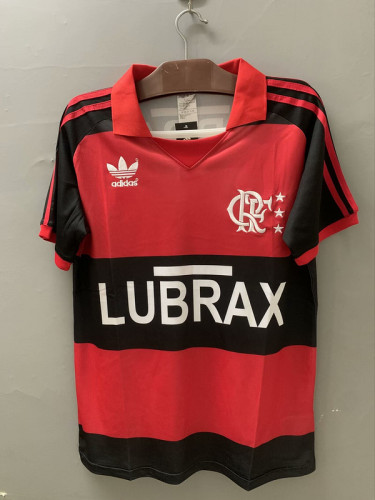 Retro Jersey 1986 Flamengo Home Soccer Jersey Vintage Football Shirt