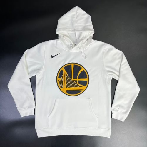 Golden State Warriors NBA Hoodie Basketball Hoody White Blue Black Cotton Sweater