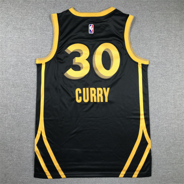 2024 City Edition Golden State Warriors 30 CURRY Black NBA Jersey Basketball Shirt