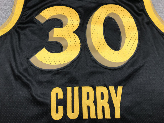 2024 City Edition Golden State Warriors 30 CURRY Black NBA Jersey Basketball Shirt
