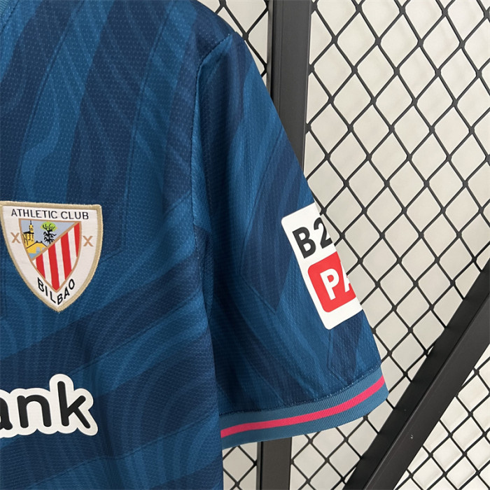 with LALIGA Patch Fan Version 2023 Athletic Bilbao 125th Anniversary Soccer Jersey