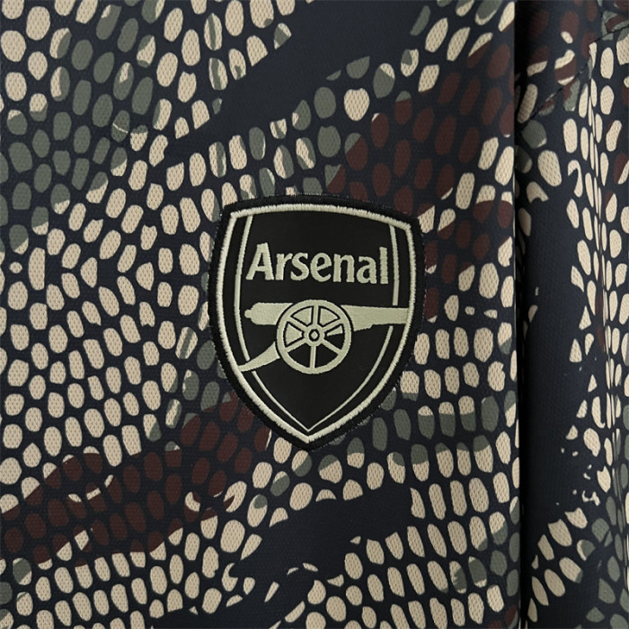 Fan Version 2023-2024 Arsenal x Maharishi Soccer Jersey Football Shirt