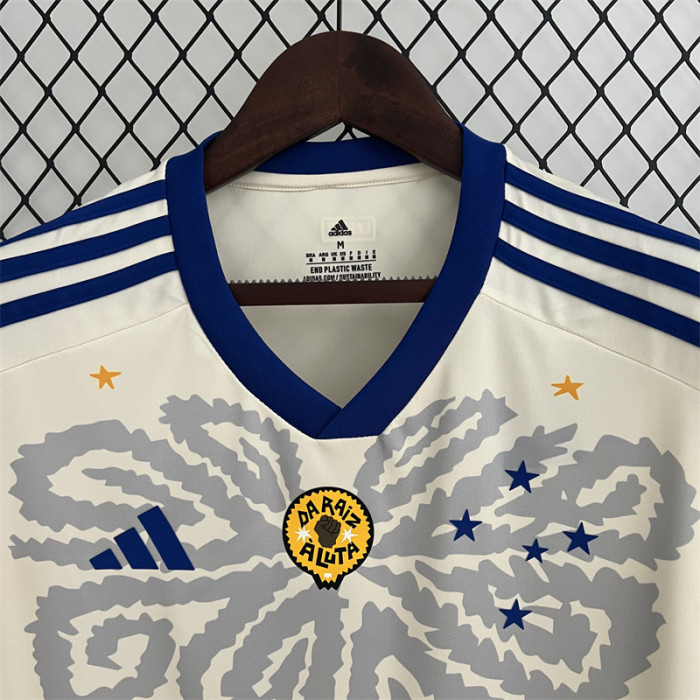 Fans Version 2023-2024 Cruzeiro Daraiz Aluta Version Soccer Jersey