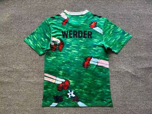 Fan Version 2023-2024 Werder Bremen Green Special Edition Soccer Jersey