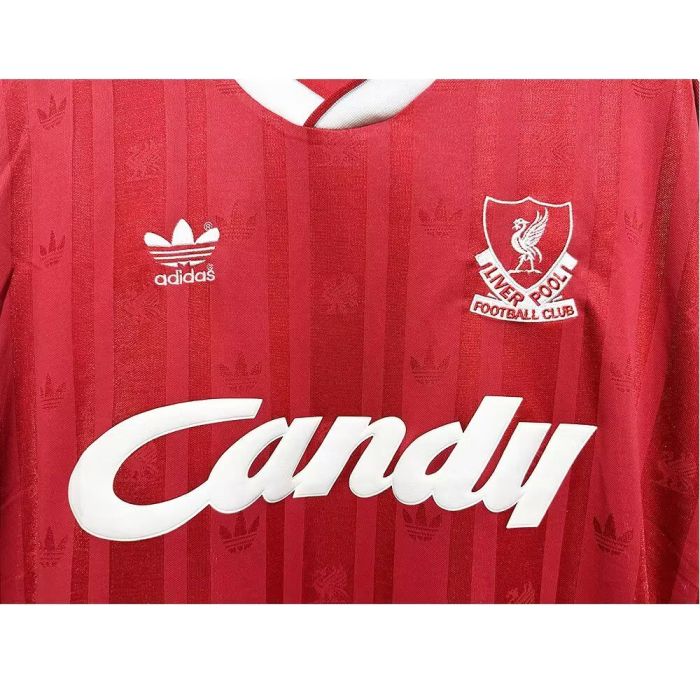 Retro Jersey 1988-1989 Liverpool Home Soccer Jersey Vintage Football Shirt