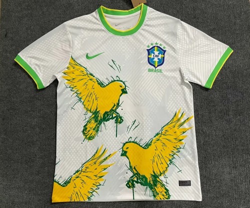 Fan Version 2022-2023 Brazil White Pigeon Special Edition Soccer Jersey Brasil Camisetas de Futbol