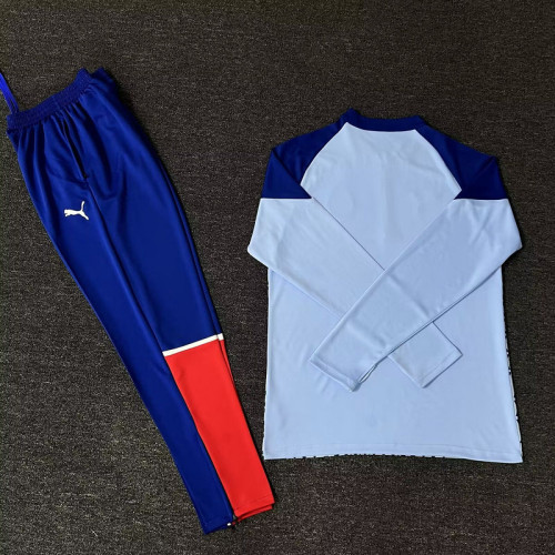 2023-2024 Chivas Light Blue Soccer Training Sweater and Pants Football Kit