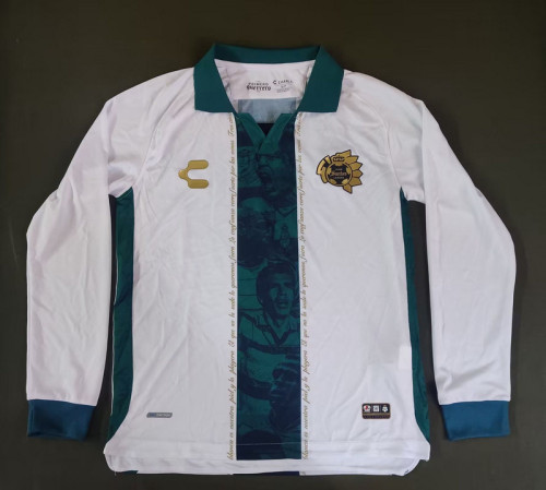 Long Sleeve Fans Version 2023-2024 Santos Laguna White Special Edition Soccer Jersey