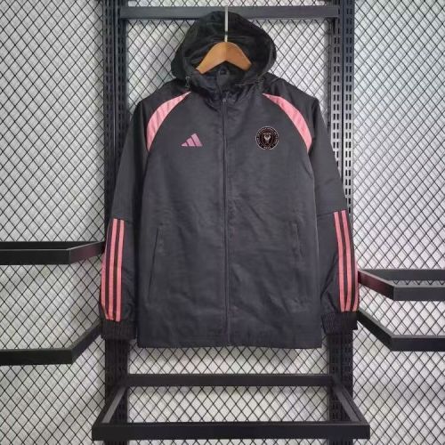 2023-2024 Inter Miami Black/Pink Soccer Windbreaker Jacket