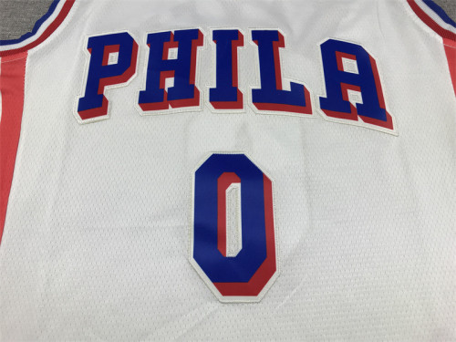 Philadelphia 76ers 0 MAXEY White NBA Jersey Basketball Shirt