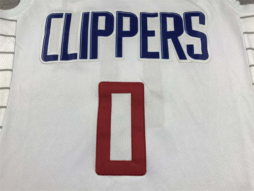 Los Angeles Clippers 0 WESTBROOK NBA Jersey White Basketball Shirt