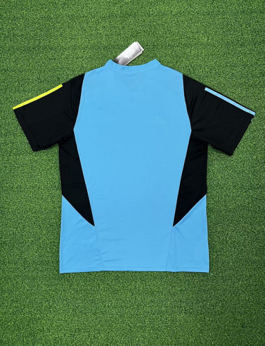 Fan Version 2023-2024 Arsenal Blue/Black Soccer Pre-Match Jersey Football Training Shirt