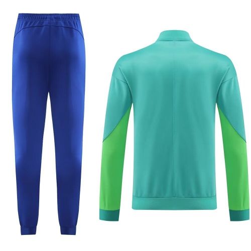 2023-2024 Brazil Green Soccer Training Jacket and Pants