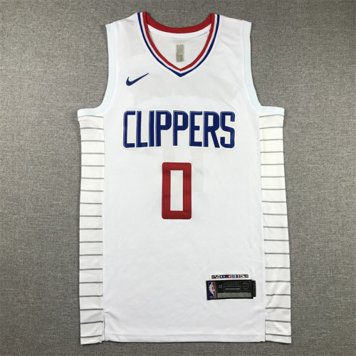 Los Angeles Clippers 0 WESTBROOK NBA Jersey White Basketball Shirt