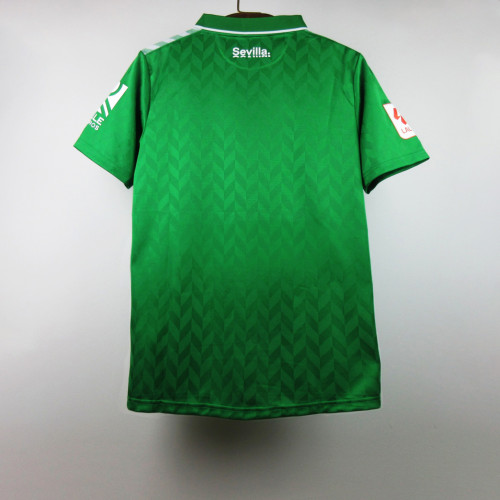 with LALIGA Fan Version 2023-2024 Real Betis Away Green Soccer Jersey Betis Camisetas de Futbol