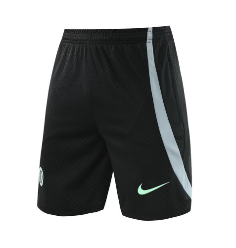 2023-2024 Chelsea Black/Grey Soccer Training Shorts