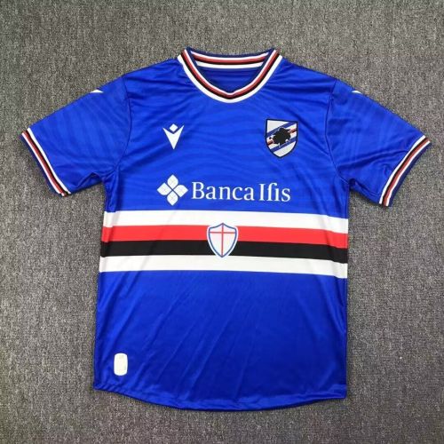 Fans Version 2023-2024 Sampdoria Home Soccer Jersey
