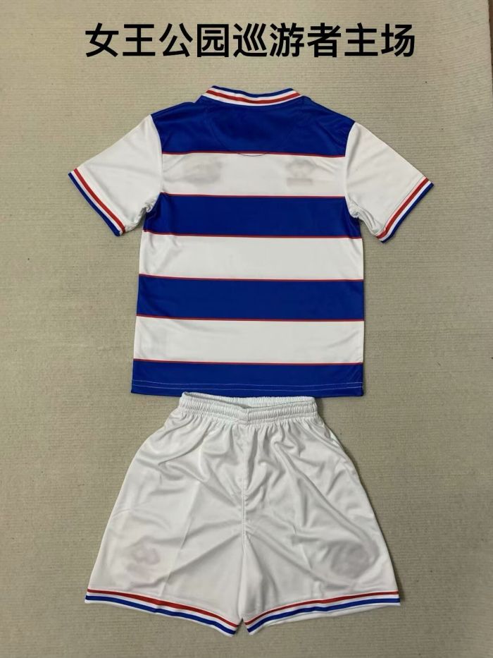 Youth Uniform Kids Kit 2023-2024 Queens Park Rangers Home Soccer Jersey Shorts
