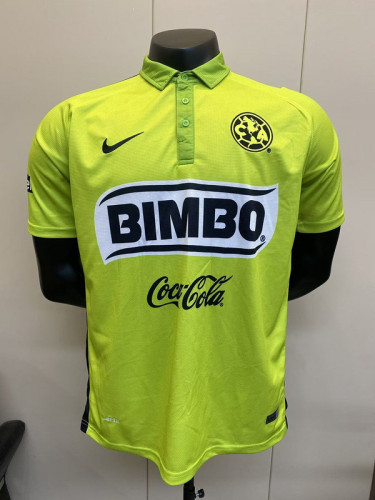 Retro Jersey 2014-2015 Club America Aguilas Third Away Green Soccer Jersey
