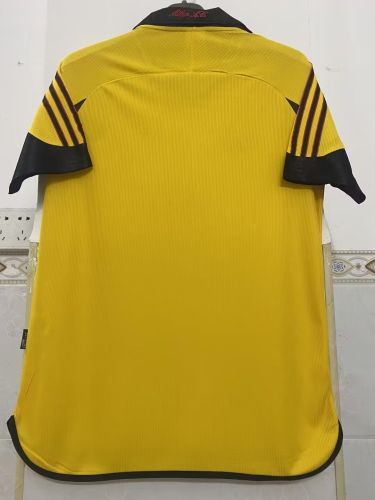 Retro Jersey 1999-2000 AC Milan Away Yellow Soccer Jersey Vintage Football Shirt