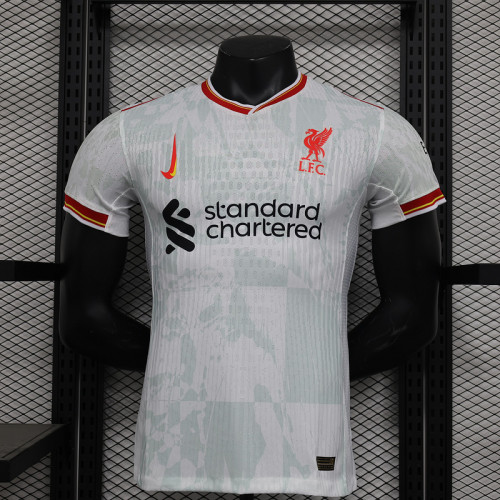 Player Version 2024-2025 Liverpool Third Away White Soccer Jersey