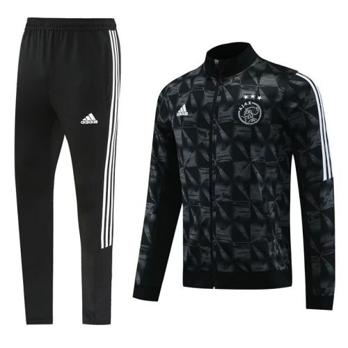 2023-2024 Real Madrid Black Soccer Training Jacket and Pants