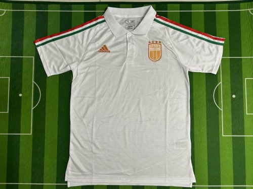 Fan Version 2023-2024 Italy White Soccer Jersey Football Shirt