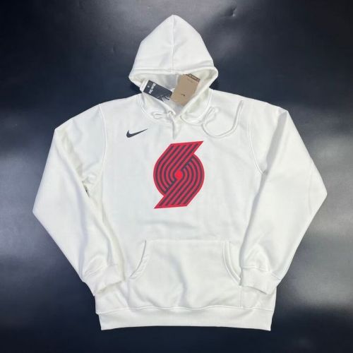 2023-2024 Toronto Raptors White NBA Hoodie Basketball Hoody Cotton Sweater