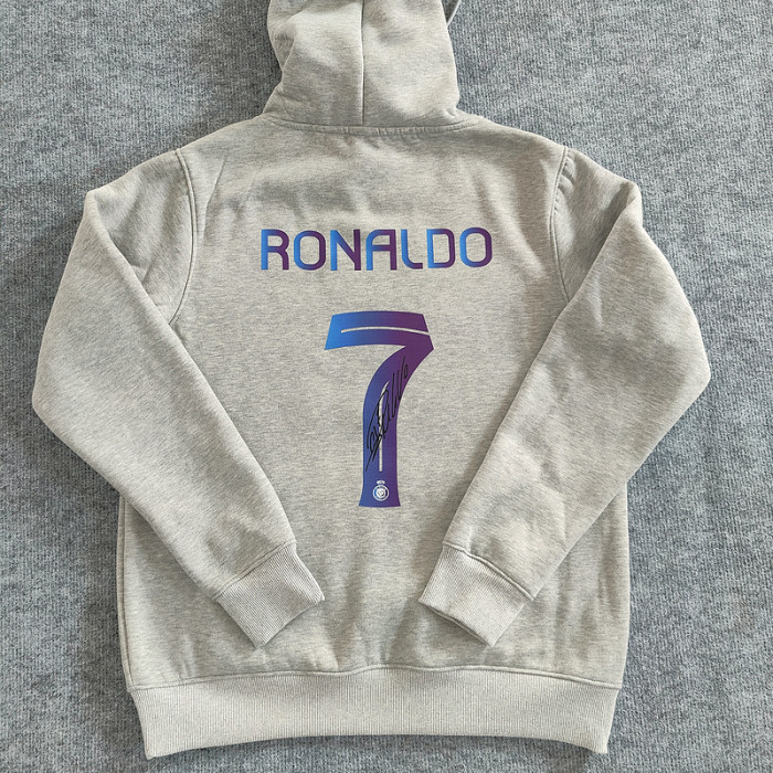2023-2024 Al Nassr 7 Ronaldo Soccer Hoodie Football Hoody Cotton Sweater