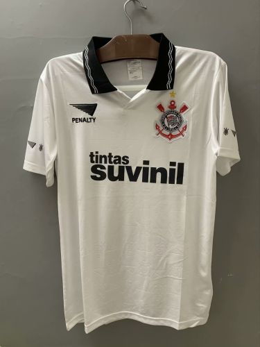 Retro Shirt 1995 Corinthians Home Soccer Jersey Vintage Football Shirt