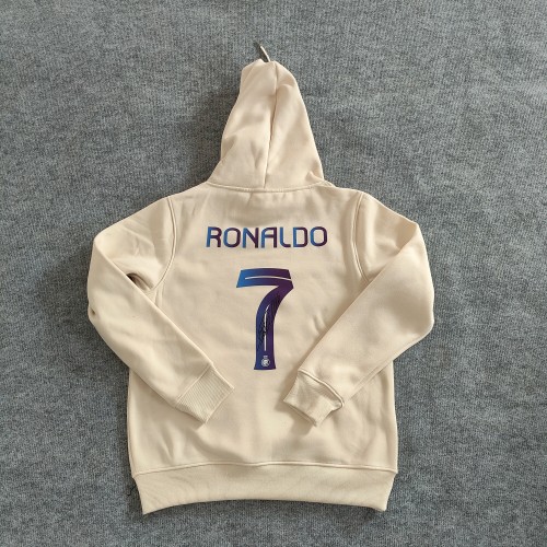 2023-2024 Al Nassr 7 Ronaldo Soccer Hoodie Football Hoody Cotton Sweater