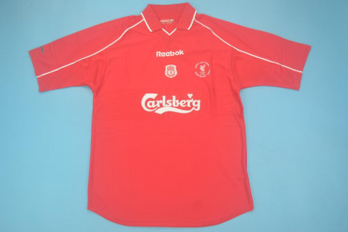 Retro Jersey 2001 Liverpool UEFA Cup Final Home Soccer Jersey Vintage Football Shirt