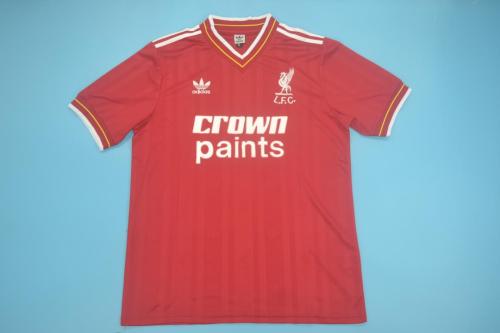 Retro Jersey 1986-1987 Liverpool Home Soccer Jersey Vintage Football Shirt