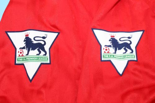with EPL Patch Long Sleeve Retro Jersey 1993-1995 Liverpool Home Soccer Jersey Vintage Football Shirt