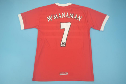 Retro Jersey 1998-2000 Liverpool McMANAMAN 7 Home Soccer Jersey Vintage Football Shirt