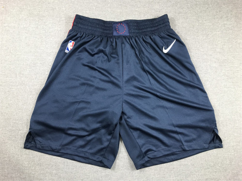 2024 City Edition Philadelphia 76ers NBA Shorts Dark Blue Basketball Shorts