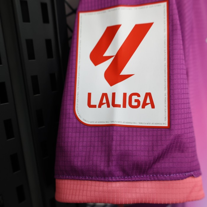 with LALIGA Patch Fans Version 2023-2024 Real Valladolid Third Away Purple Soccer Jersey Football Shirt