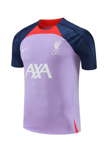 Fan Version 2023-2024 Liverpool Purple Soccer Training Jersey