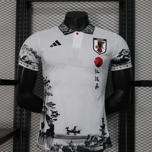 Player Version 2024 Japan White/Black Soccer Jersey