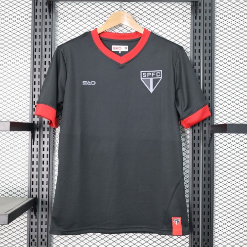 Fan Version 2023-2024 Sao Paulo Black Special Version Soccer Jersey