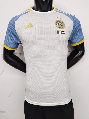 Player Version 2023-2024 Algeria Soccer Jersey White Football Shirt