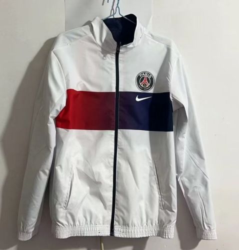 2023-2024 PSG Dark Blue/White Reversible Soccer Jacket Paris Football Jacket