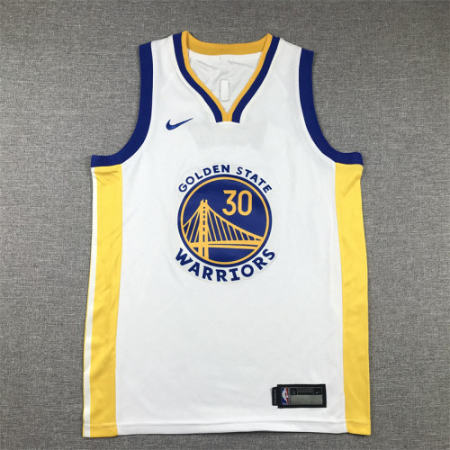 Golden State Warriors 30 CURRY NBA Jersey White Basketball Shirt