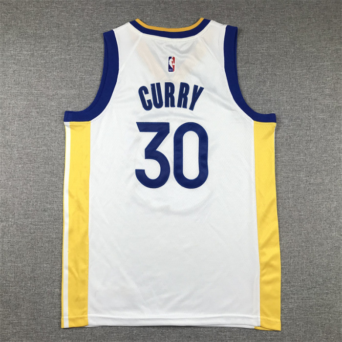 Golden State Warriors 30 CURRY NBA Jersey White Basketball Shirt