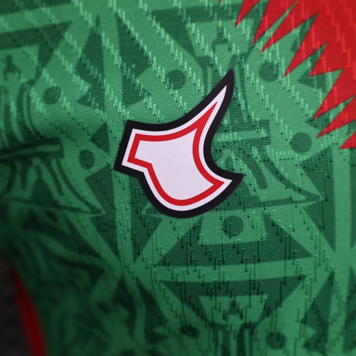 with Africa Cup Patch Player Version 2024 Burkina Faso Home Soccer Jersey