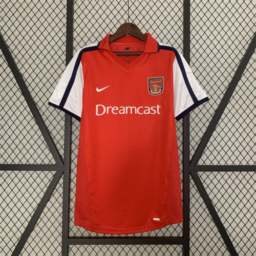 Retro Jersey 2001-2002 Arsenal Home Soccer Jersey Vintage Football Shirt
