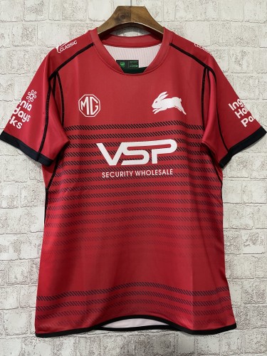 2024 South Sydney Rabbitohs Red Rugby Training Jersey