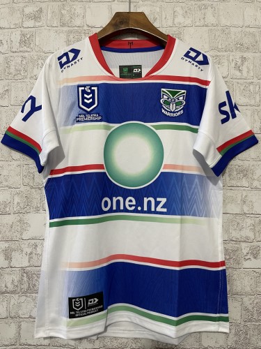 2023 New Zealand Warriors Away White Rugby Jersey
