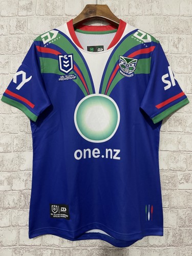 2024 New Zealand Warriors Blue Rugby Jersey